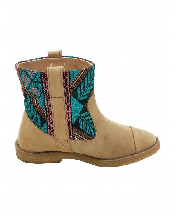 Bottines de cuir fantaisie Bottines de cuir fantaisie
