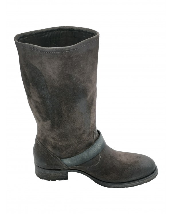 Bottes en Cuir de daim Huilé Bottes en Cuir de daim Huilé