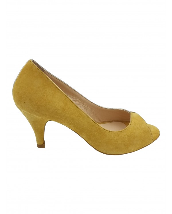 Escarpin femme  cuir daim Escarpin femme  cuir daim