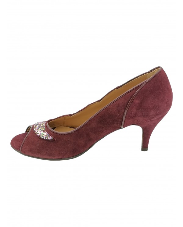 Escarpin femme cuir daim Escarpin femme cuir daim