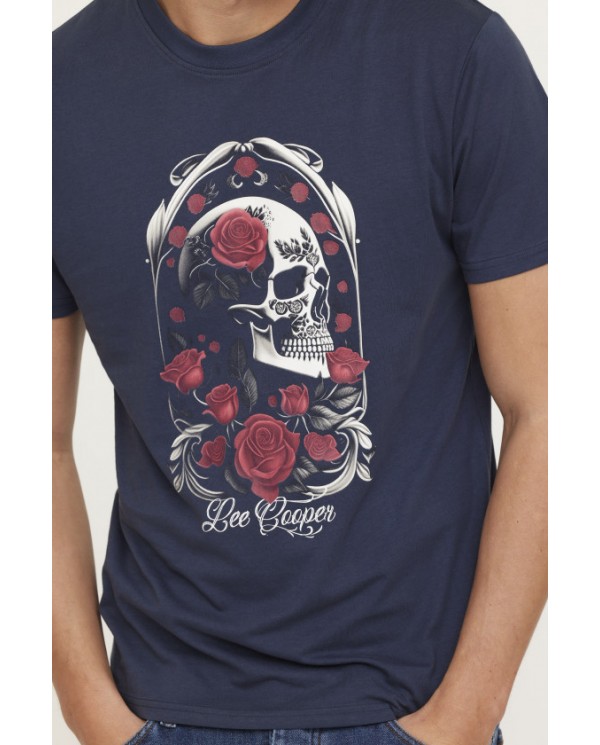 T-shirt AMUERTO Navy T-shirt AMUERTO Navy