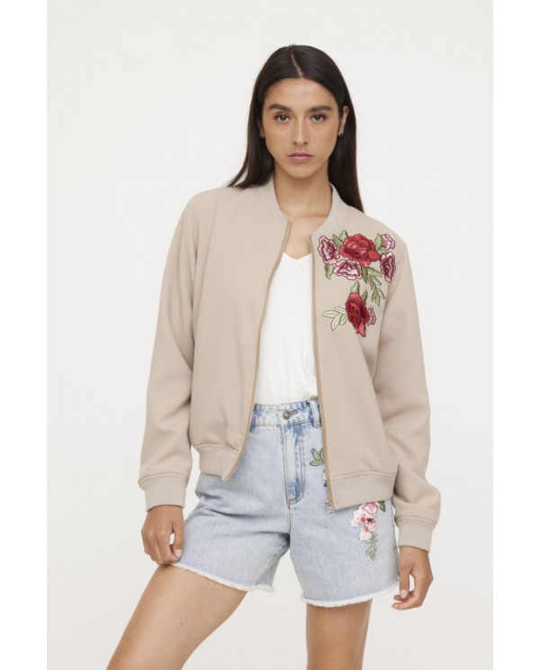 Veste FLOWERS Argile Beige Veste FLOWERS Argile Beige